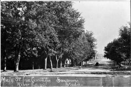 Main Street from Cascade Avenue in River Falls, 1907