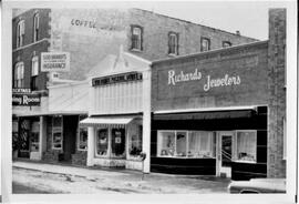 Businesses on the West side of Main Street in River Falls, 1976