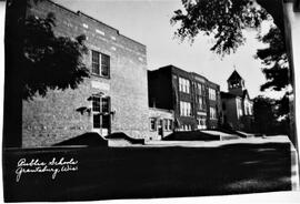 Grantsburg public school, circa 1940