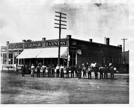 A.W. Lund building, circa 1900