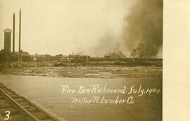 Willow River Lumber Company fire, New Richmond, Wisconsin