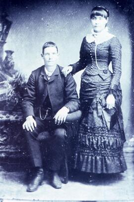 Albert B. and Jennie Fedderly Potter, circa 1887