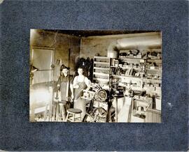 Barron: Businesses, harness shop, undated