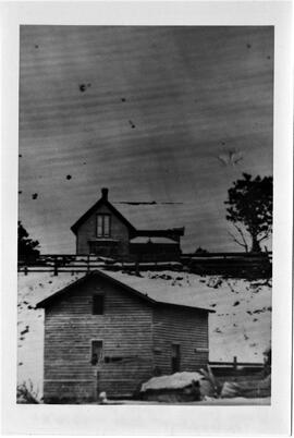 River Falls: Residences, unidentified exterior, view from Main St., 1870s