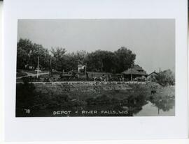 River Falls railroad depot, undated