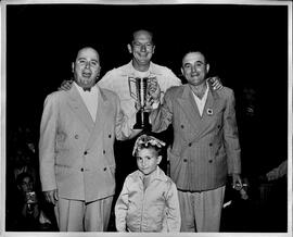 North Hudson: Pepper Festival, Sam Ricci, left, Phillip Henne, right, Bill Ingram, Sam Ricci Jr.,...