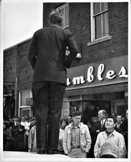 John F. Kennedy visit to River Falls, March 1960