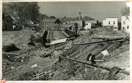 Post-flood damage, Spring Valley, Wisconsin