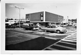 River Falls: views, streets, northeast corner of Elm & Main St., 1976