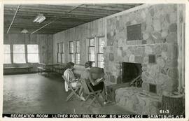 Recreation room, Luther Point Bible Camp