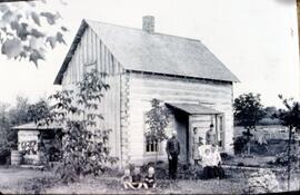 John Brown log home in Rock Elm, circa 1860