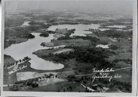 Trade Lake: Views, Trade Lake Township, top of photo is south, circa 1939