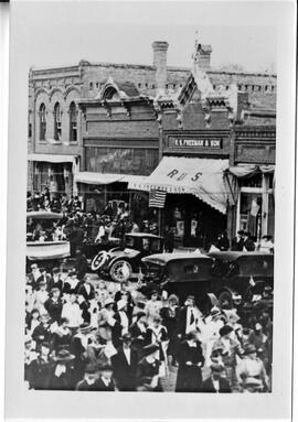 Patriot Day on Main Street in River Falls, April 27, 1917