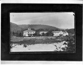 Plum City: Views, Hunn house on left, 1884