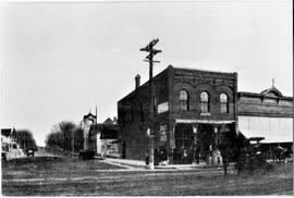 Intersection at Elm Street and Main Street in River Falls, circa 1912