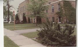 Greenery in front of the City Hospital, May 1982.